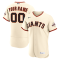San Francisco Giants Nike Home Authentic Custom Jersey - Cream