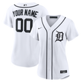 Detroit Tigers Nike Women's Home Replica Custom Jersey - White