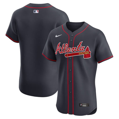 Atlanta Braves Nike Alternate Elite Jersey - Navy