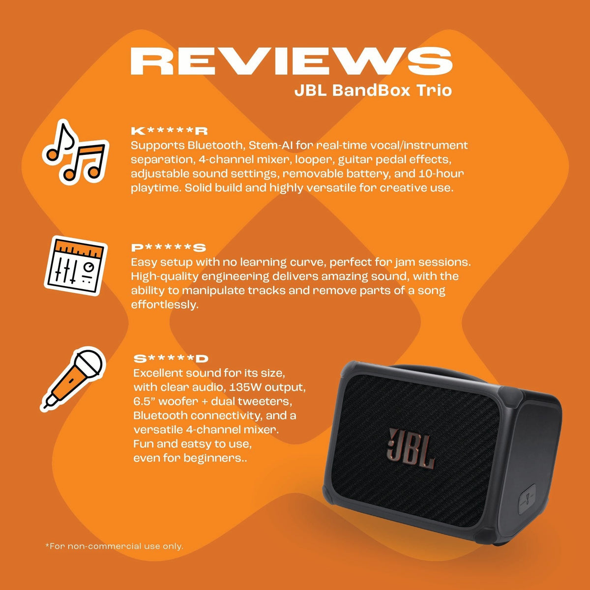 JBL BandBox Trio