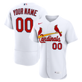 St. Louis Cardinals Nike Home Authentic Custom Jersey - White