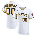 Pittsburgh Pirates Nike Home Authentic Custom Jersey - White